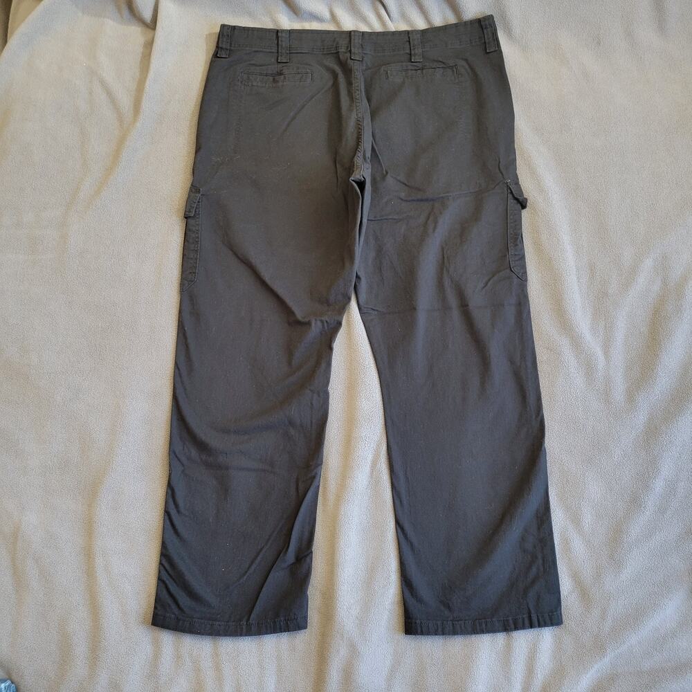 WRANGLER Jeans Mens 40x30 Black RELAXED FIT CARGO Pockets Five Star Premium - Picture 11 of 15